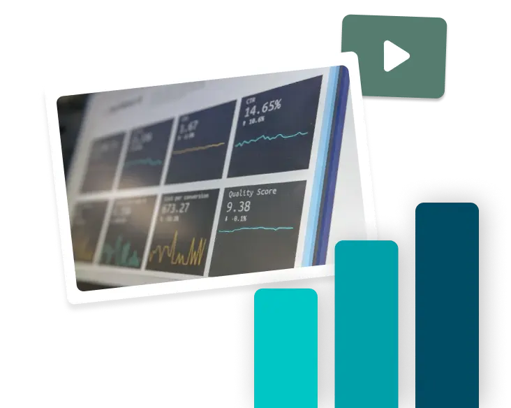 Image of statistics with bar chart