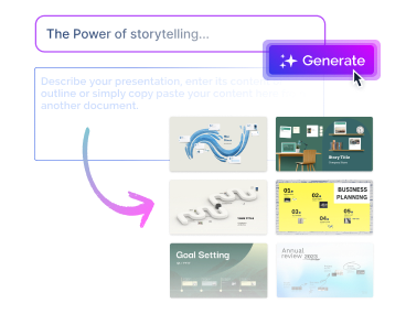 how to create a presentation with ai