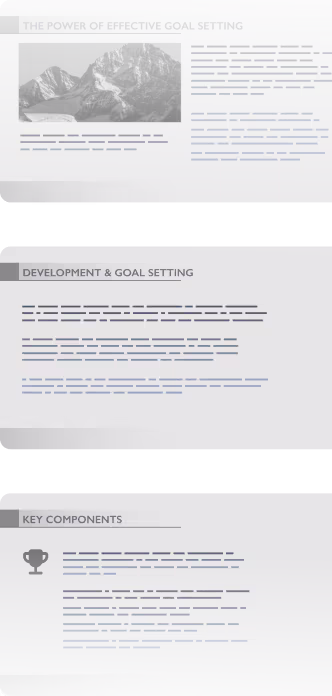 An image showing traditional slides deck.