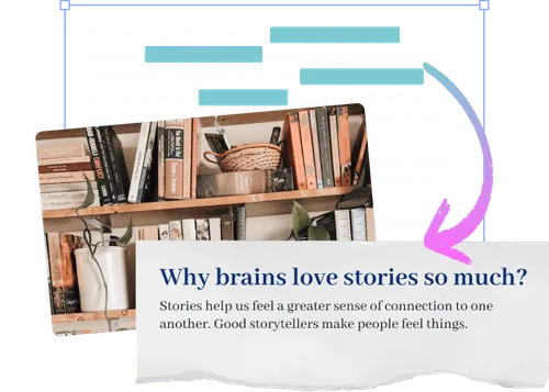 Simplify text to make it easier for your audience to understand at a glance.