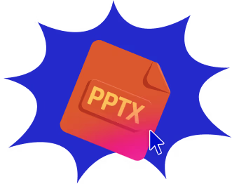 You can easily create a Prezi presentation by uploading a PPTX, PDF, or Word doc.
