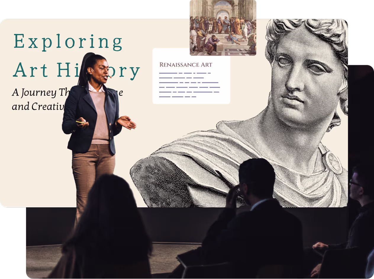 A high school teacher uses Prezi for an engaging, non-linear art history lesson.